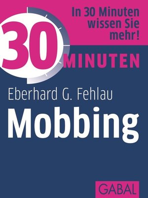 cover image of 30 Minuten Mobbing